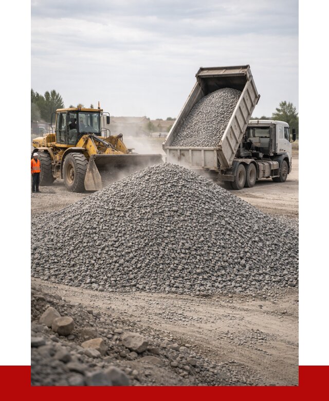 Купить щебень с доставкой в Горячем Ключе от 2583 руб. | ПРОНЕРУДГрч