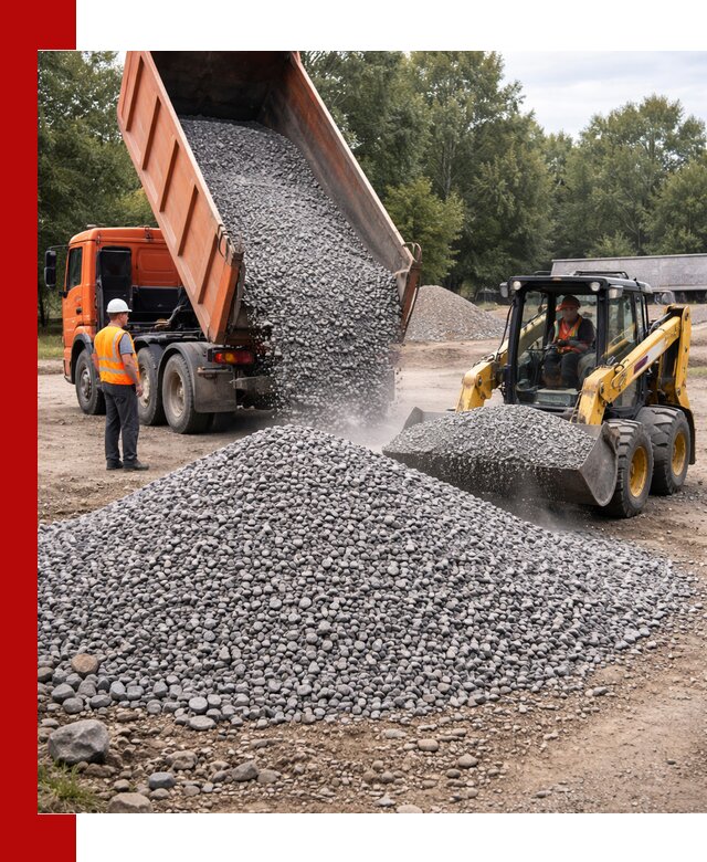 Купить гранитный щебень фракции 5–10 в Горячем Ключе с доставкой