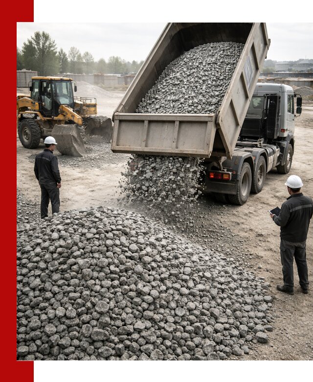 Доставка гранитного щебня фракции 20-40 в Горячем Ключе