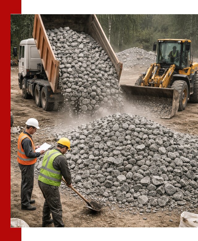 Гранитный щебень фракция 70-150 доставка в Горячем Ключе