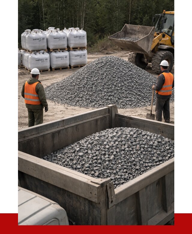 Щебень габбро диабаз 20-40 в Горячем Ключе от 3513 руб. | ПРОНЕРУДГрч