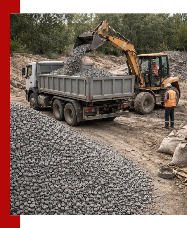 Доставка гравийного щебня в Горячем Ключе оптом и в розницу