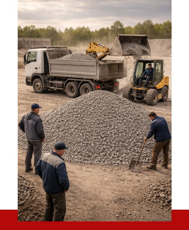 Гравийный щебень фракция 5-20 в Горячем Ключе от 2480 р. ПРОНЕРУДГрч