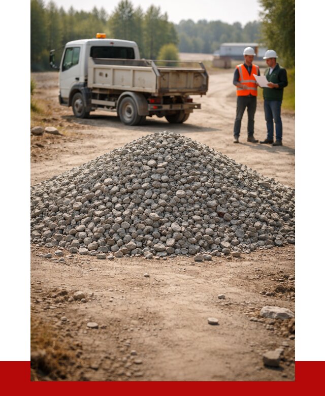 Гравийный щебень фракция 20-40 в Горячем Ключе от 1240 р. | ПРОНЕРУДГрч