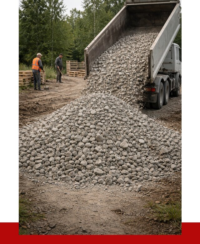 гравийный щебень фракция 70-120 в Горячем Ключе от 2532 р. ПРОНЕРУДГрч