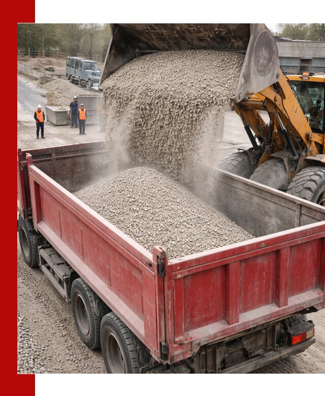 Купить известняковый щебень фракции 0-5 с доставкой в Горячем Ключе