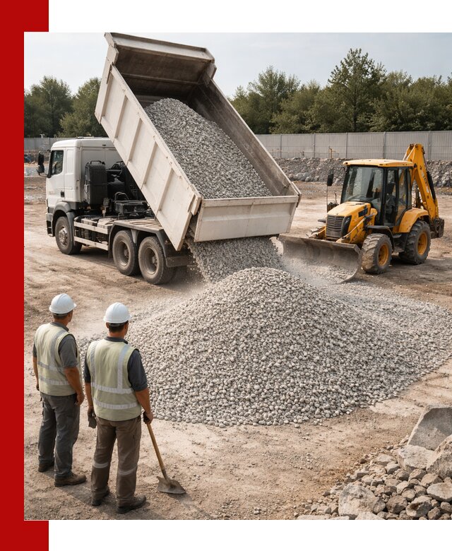 Купить известняковый щебень фракции 5–10 мм с доставкой в Горячем Ключе