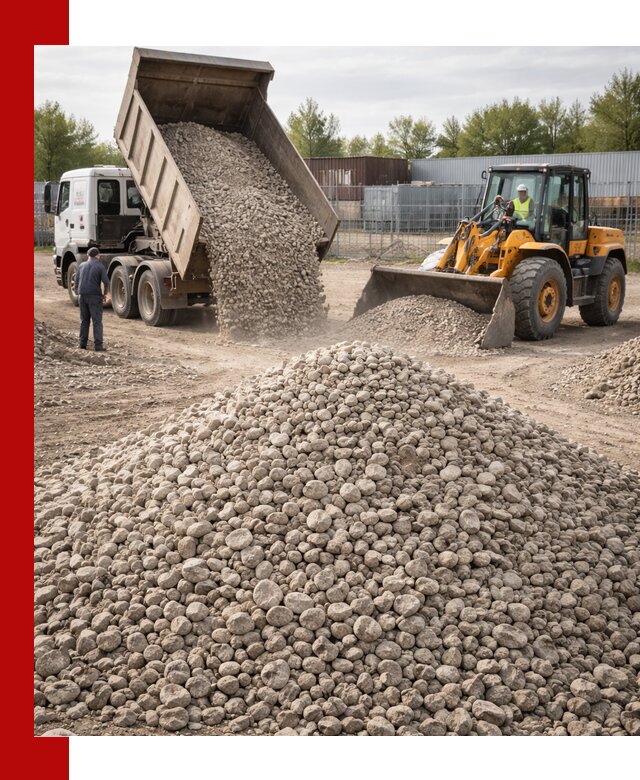 Доломитовый щебень фракции 20–41 с доставкой в Горячем Ключе