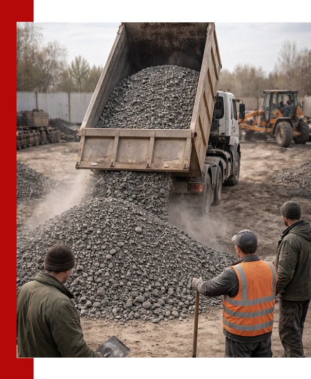 Доставка шлакового щебня в удобные сроки по выгодной цене в Горячем Ключе
