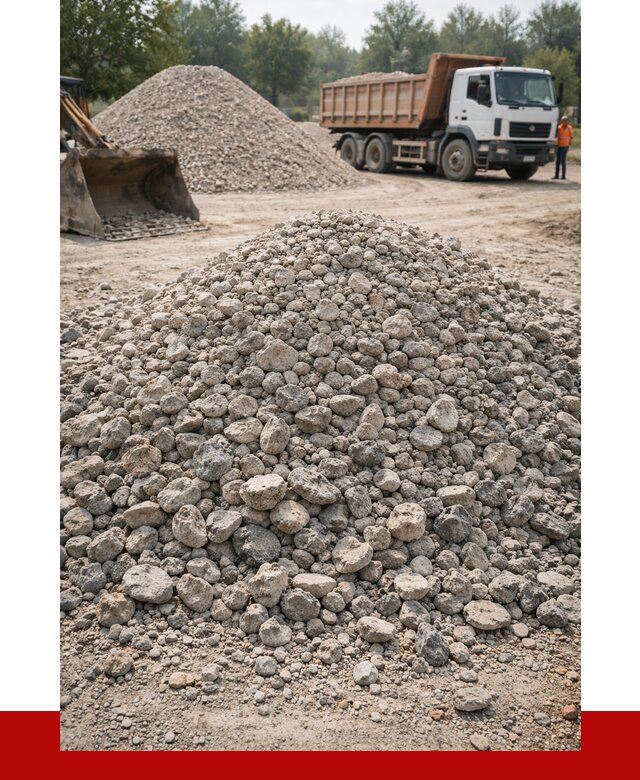 Вторичный щебень фракция 20-40 в Горячем Ключе от 2273 р ПРОНЕРУДГрч