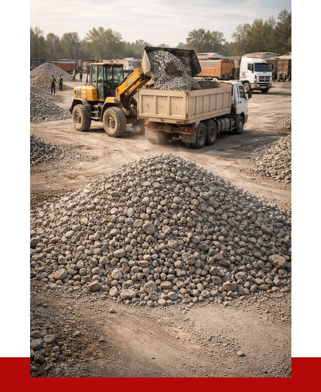 Вторичный щебень фракция 40-70 в Горячем Ключе от 1798 р, ПРОНЕРУДГрч