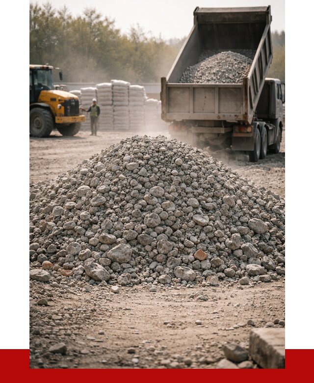 Вторичный щебень фракция 70-150 в Горячем Ключе от 1447 р. | ПРОНЕРУДГрч