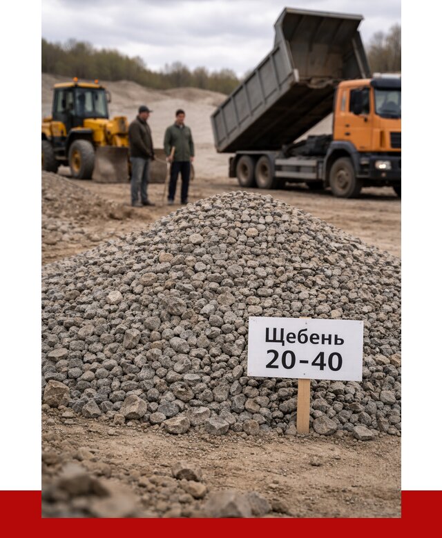 Бетонный щебень фракция 20-40 в Горячем Ключе от 2532 р. | ПРОНЕРУДГрч