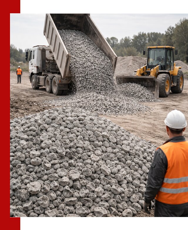 Доставка бетонного щебня фракции 20-40 в Горячем Ключе