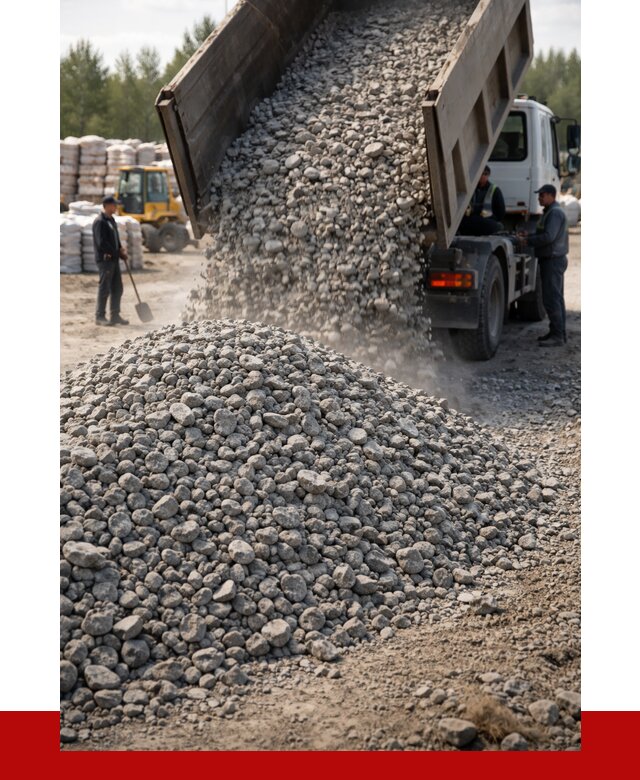 Бетонный щебень фракция 40-70 в Горячем Ключе от 1860 р. ПРОНЕРУДГрч