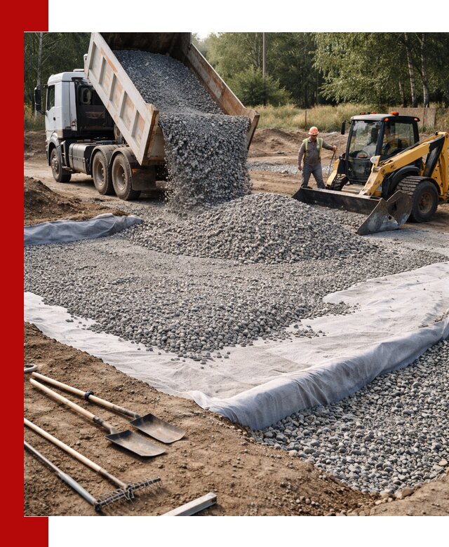 Щебень для фундамента с доставкой в Горячем Ключе