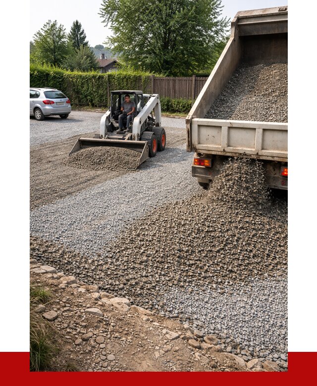 Щебень для парковки в Горячем Ключе с доставкой от 1240 р.| ПРОНЕРУДГрч