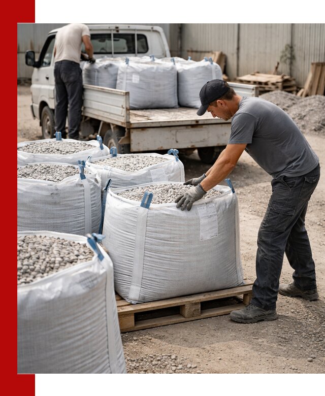 Доставка щебня в мешках по выгодным ценам в Горячем Ключе