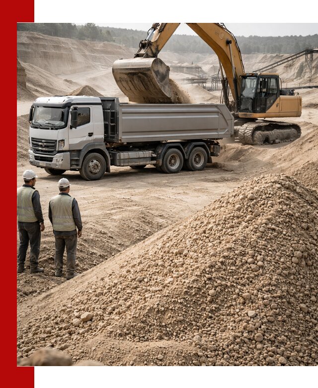 Карьерный крупнозернистый песок с доставкой в Горячем Ключе