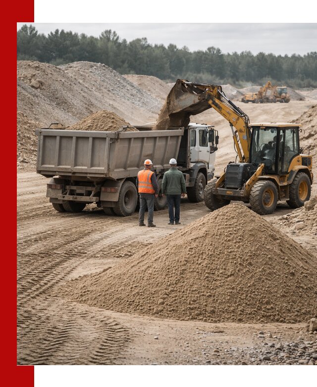 Карьерный среднезернистый песок с доставкой в Горячем Ключе