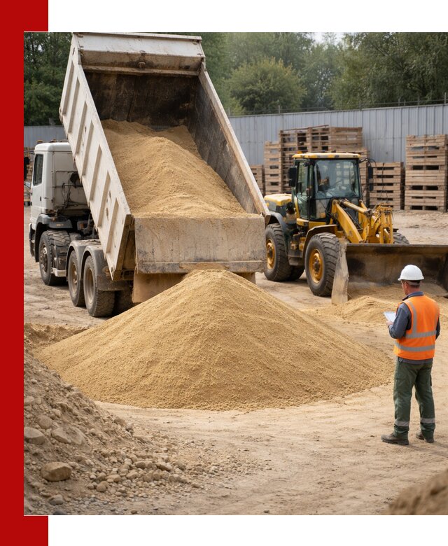 Доставка карьерного мелкозернистого песка в Горячем Ключе