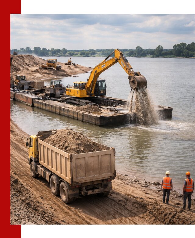 Намывной песок с доставкой в Горячем Ключе оптом и в розницу