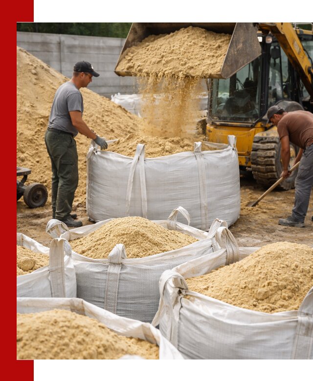 Поставка качественного песка для кладки в Горячем Ключе