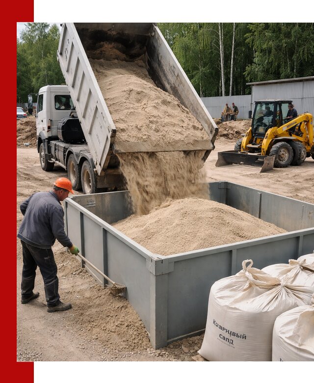 Кварцевый песок для фильтра в Горячем Ключе — доставка и качество