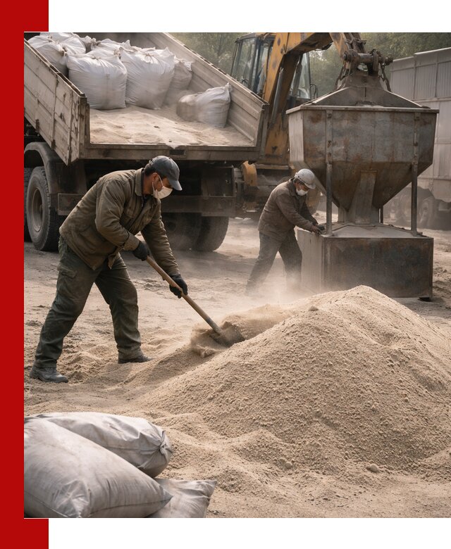 Кварцевый песок для пескоструя в Горячем Ключе — доставка и качество