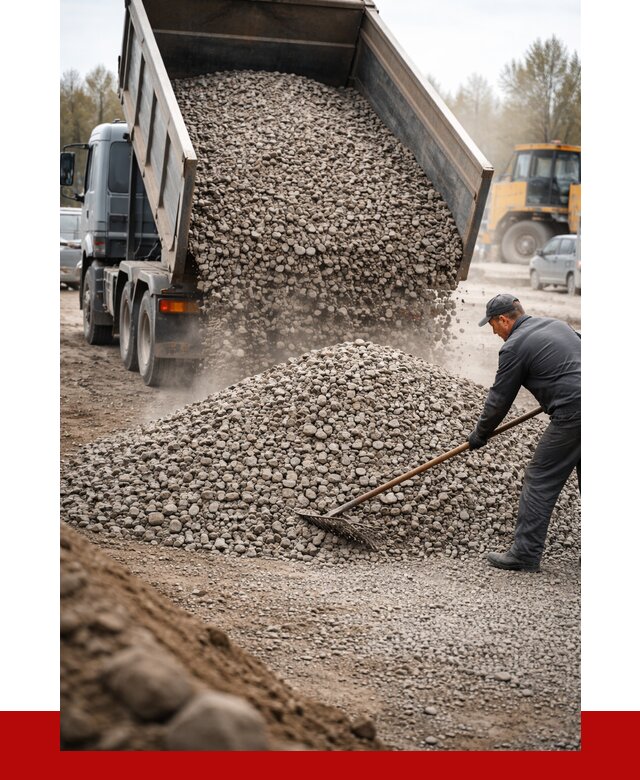 Гравий фракция 20-40 в Горячем Ключе от 2583 р. доставка | ПРОНЕРУДГрч