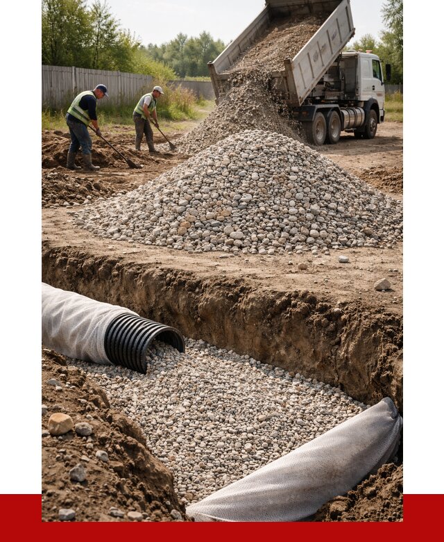 Гравий для дренажа в Горячем Ключе от 2273 р., доставка ПРОНЕРУДГрч