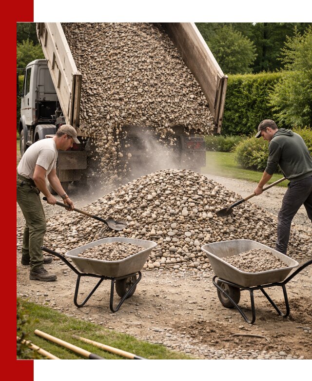 Доставка и продажа декоративной гальки в Горячем Ключе