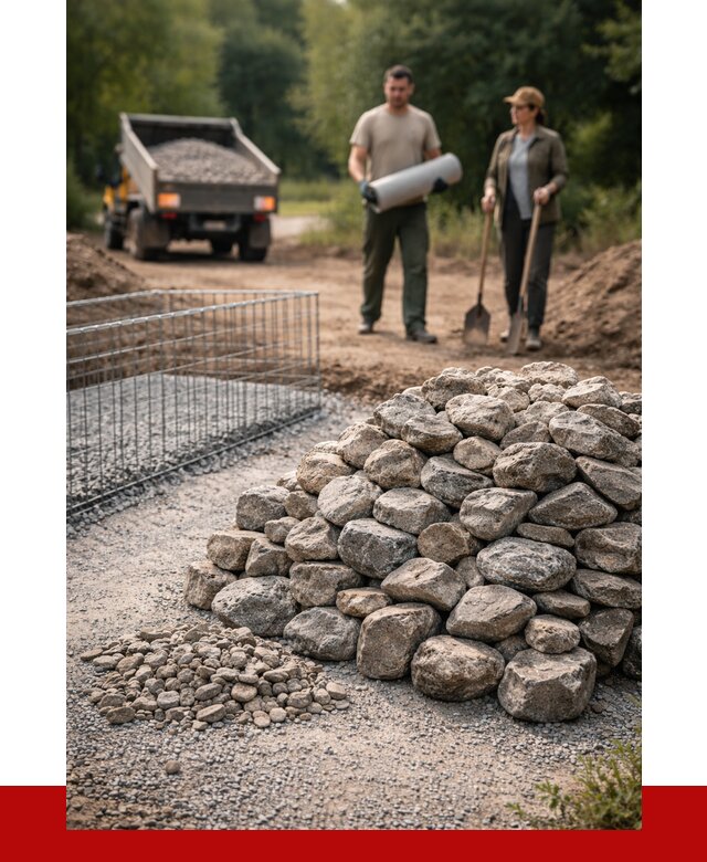 Камень для габионов фракция 100-200 в Горячем Ключе от 4960 р. | ПРОНЕРУДГрч