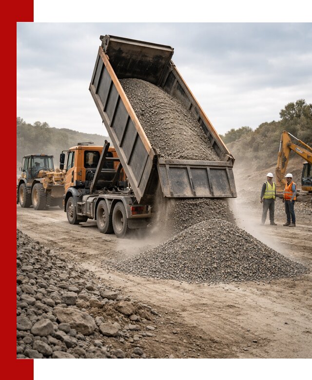 Щебёночно-песчаная смесь ЩПС С1 с доставкой в Горячем Ключе