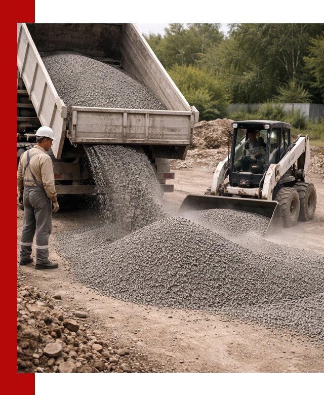 Доставка гравийного отсева 0-5 в Горячем Ключе оптом и в розницу