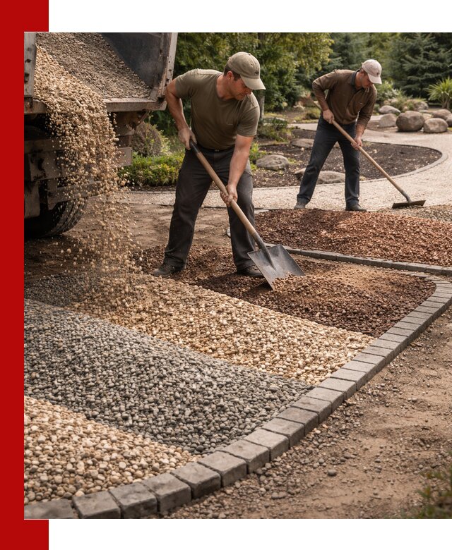 Декоративная крошка для ландшафта в Горячем Ключе — продажа и доставка