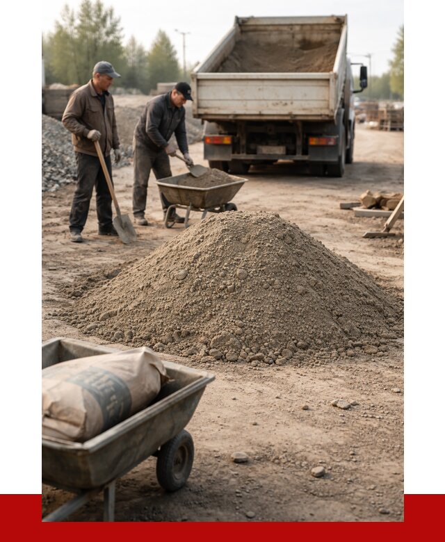 Цементно-песчаная смесь М150 в Горячем Ключе от 4857 р. | ПРОНЕРУДГрч