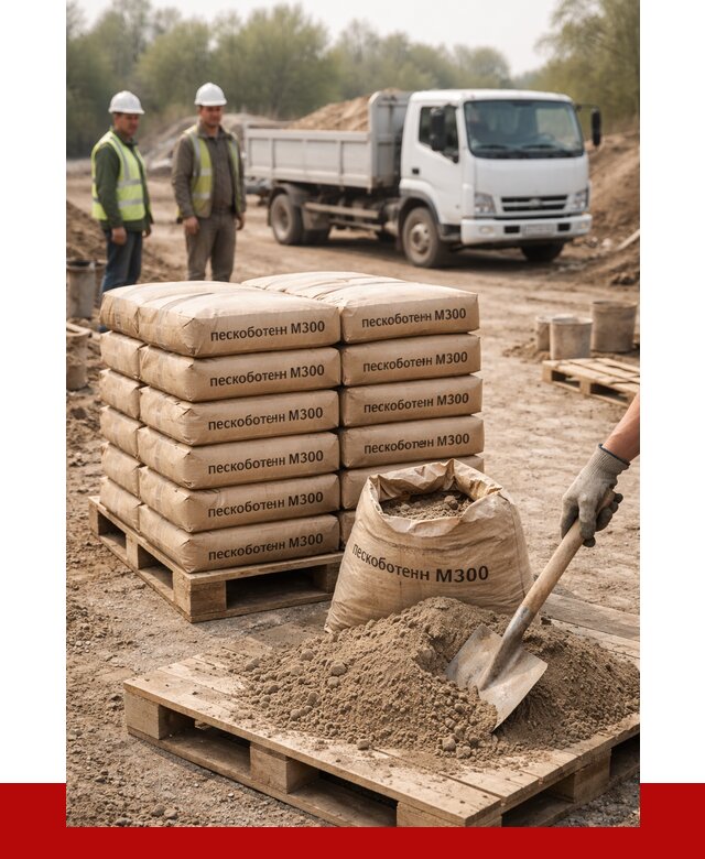 Пескобетон М300 в Горячем Ключе с доставкой от 4805 р. за куб | ПРОНЕРУДГрч
