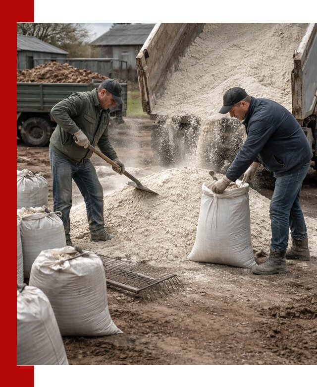 Доставка извести пушонки в Горячем Ключе оптом и мелким оптом