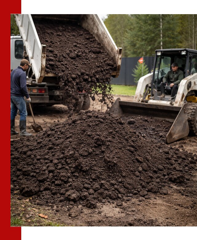 Плодородный грунт с доставкой в Горячем Ключе для садов и огородов