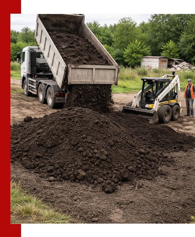 Поставка плодородной земли с доставкой самосвалом в Горячем Ключе