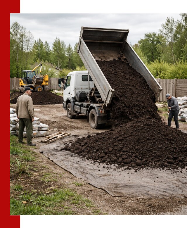Доставка качественного почвогрунта в Горячем Ключе оптом и в розницу