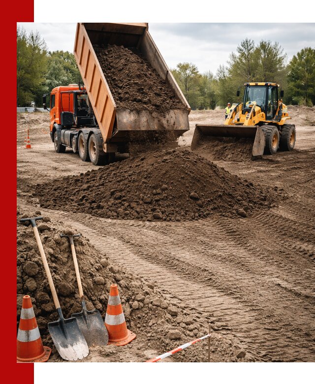 Поставка и доставка планировочного грунта в Горячем Ключе