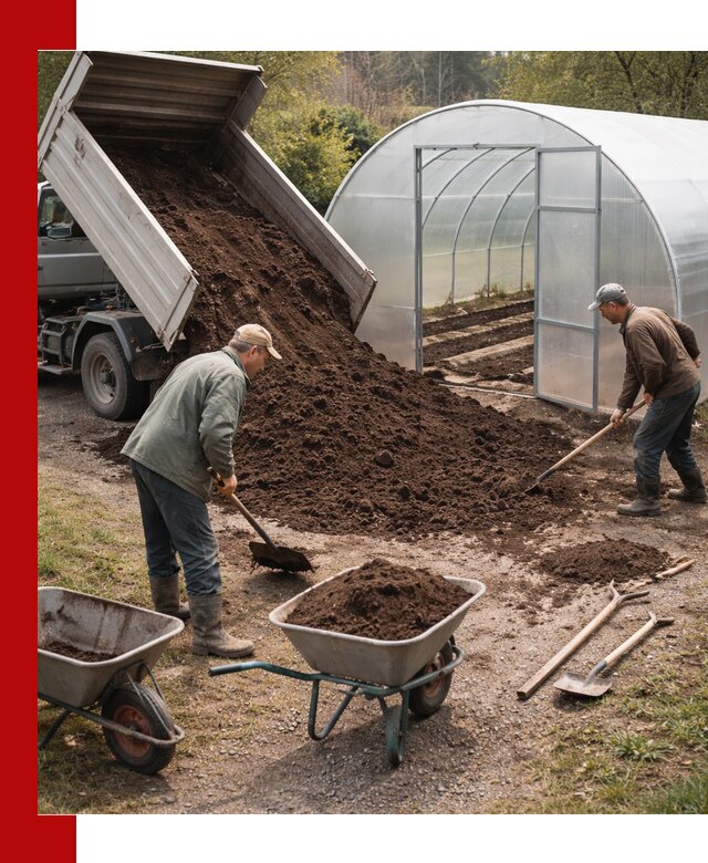 Грунт для теплицы с доставкой в Горячем Ключе — плодородный субстрат под растения