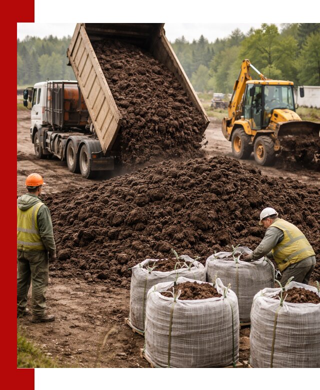 Доставка нейтрального торфа в Горячем Ключе оптом и в розницу