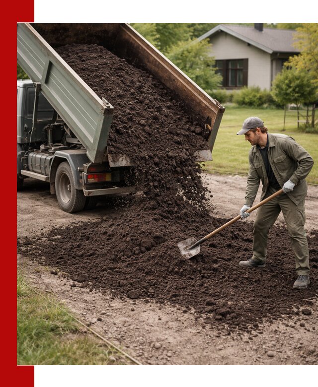 Чернозем для газона с доставкой в Горячем Ключе быстро и качественно