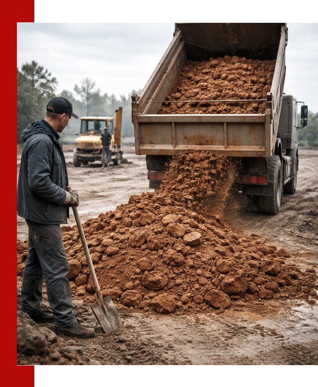 Глина для засыпки в Горячем Ключе с доставкой самосвалами