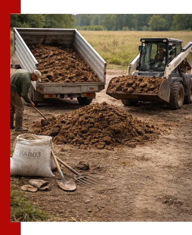 Доставка конского навоза в Горячем Ключе с разгрузкой и доставкой на объект