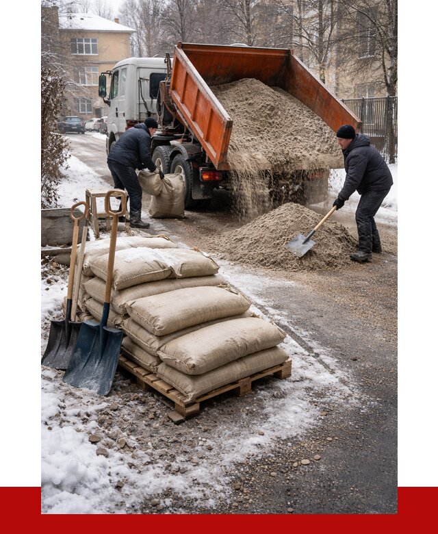 Противогололедные материалы оптом в Горячем Ключе от 4340 р. | ПРОНЕРУДГрч
