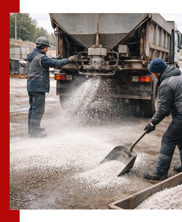 Доставка и продажа хлористого кальция в Горячем Ключе